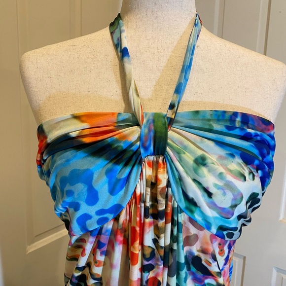 VENUS Multicolor Halter Maxi Dress - Picture 2 of 6